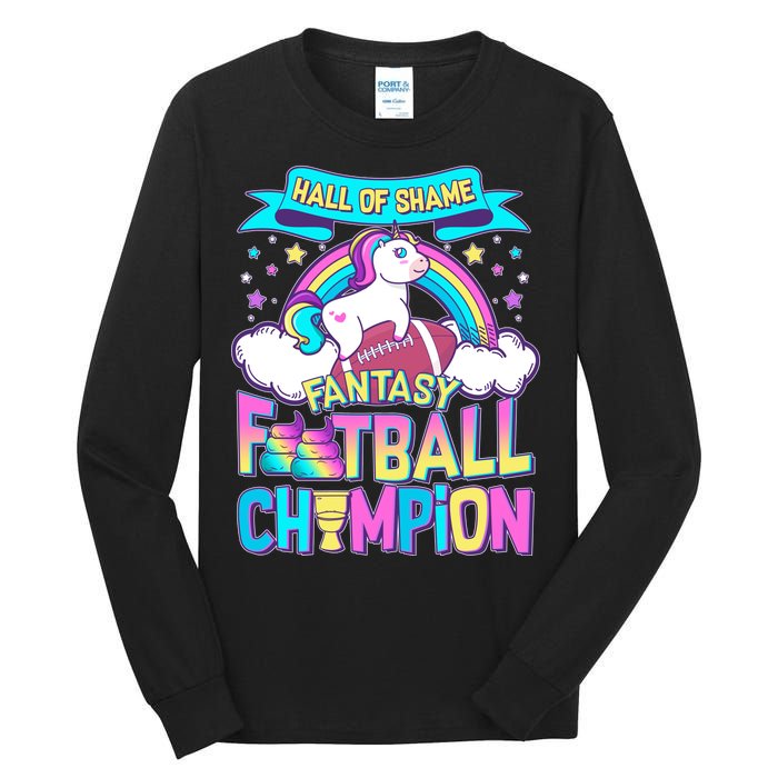 Hall of Shame Fantasy Football Chumpion Tall Long Sleeve T-Shirt