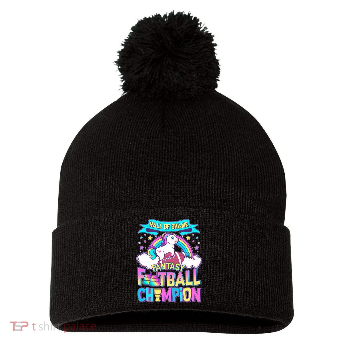 Hall of Shame Fantasy Football Chumpion Pom Pom 12in Knit Beanie