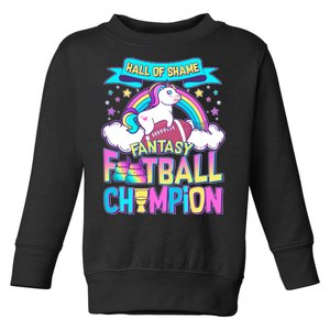 Hall of Shame Fantasy Football Chumpion Toddler Sweatshirt