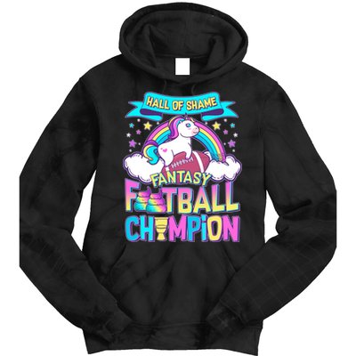 Hall of Shame Fantasy Football Chumpion Tie Dye Hoodie