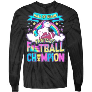 Hall of Shame Fantasy Football Chumpion Tie-Dye Long Sleeve Shirt