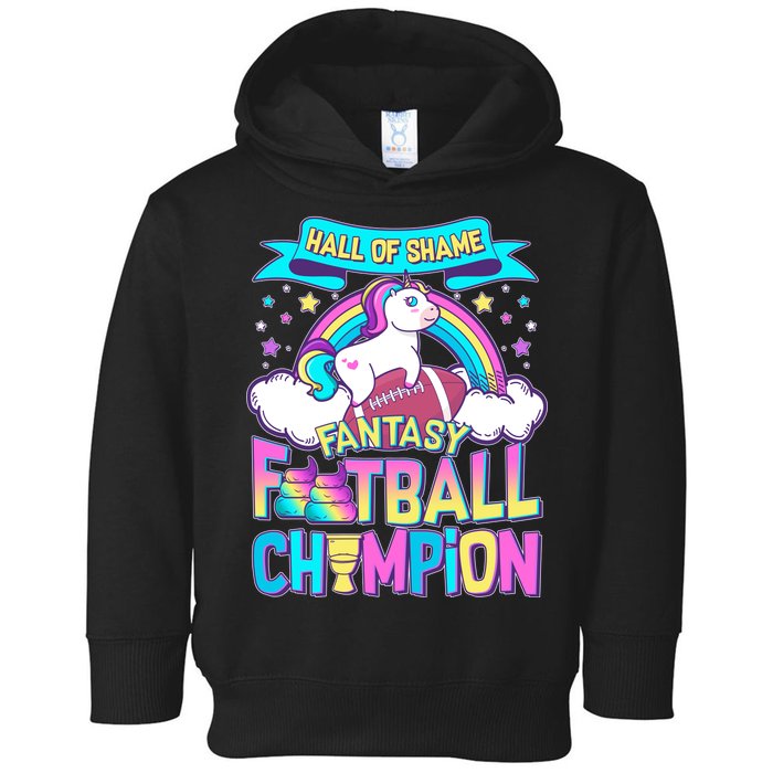 Hall of Shame Fantasy Football Chumpion Toddler Hoodie