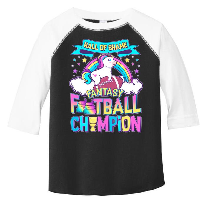 Hall of Shame Fantasy Football Chumpion Toddler Fine Jersey T-Shirt