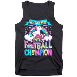 Hall of Shame Fantasy Football Chumpion Tank Top