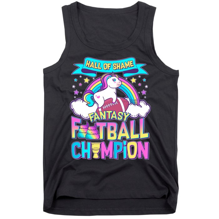 Hall of Shame Fantasy Football Chumpion Tank Top