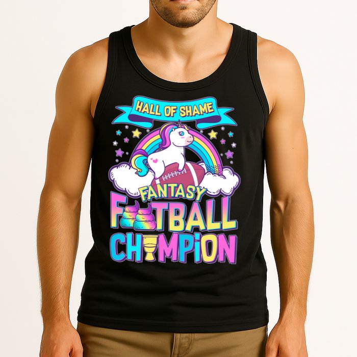 Hall of Shame Fantasy Football Chumpion Tank Top