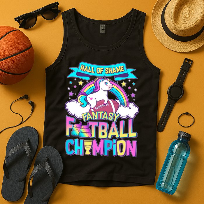 Hall of Shame Fantasy Football Chumpion Tank Top
