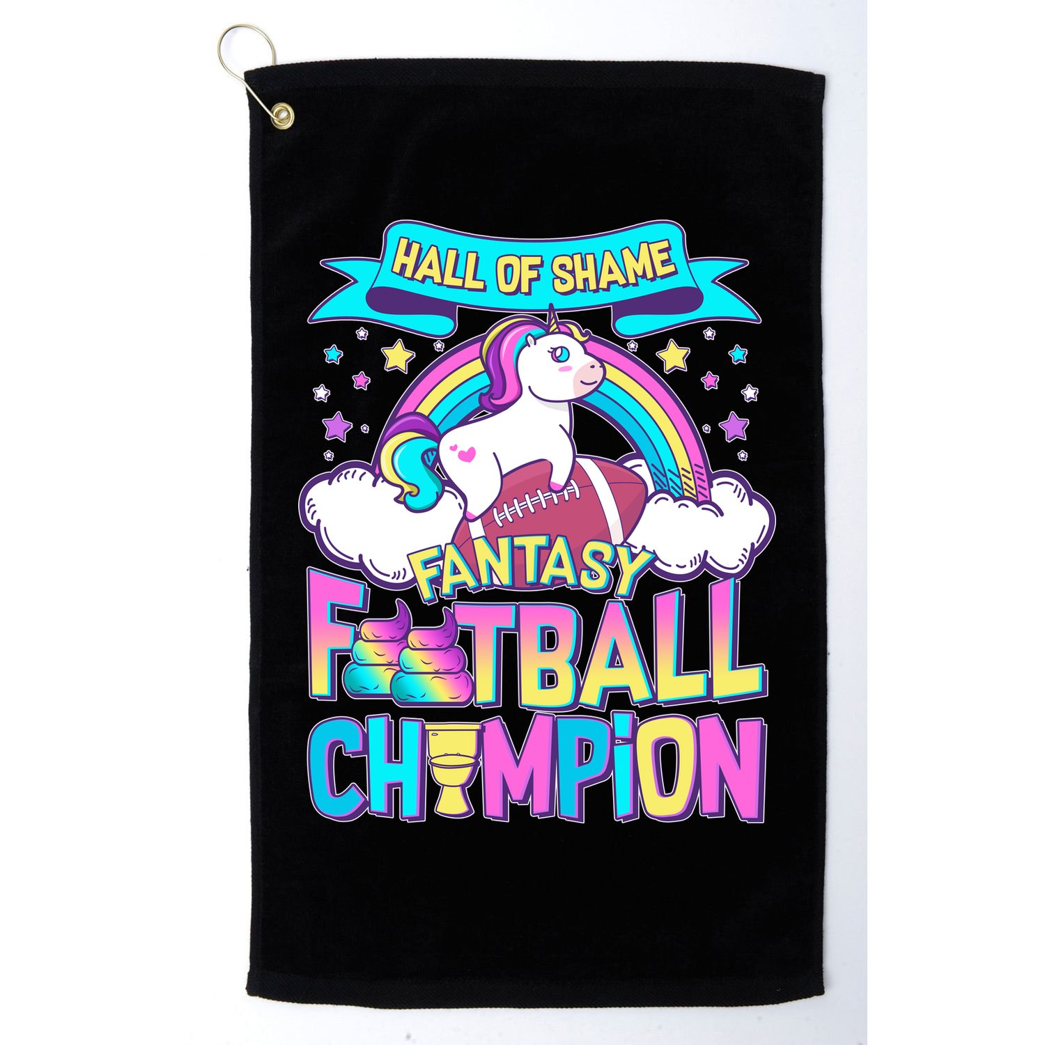 Hall of Shame Fantasy Football Chumpion Golf Towel