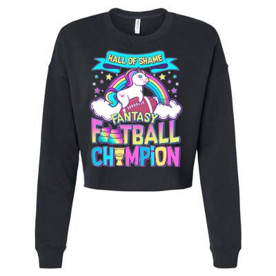 Hall of Shame Fantasy Football Chumpion Cropped Pullover Crew