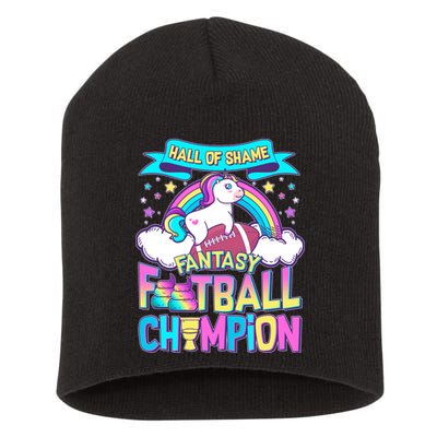 Hall of Shame Fantasy Football Chumpion Short Acrylic Beanie