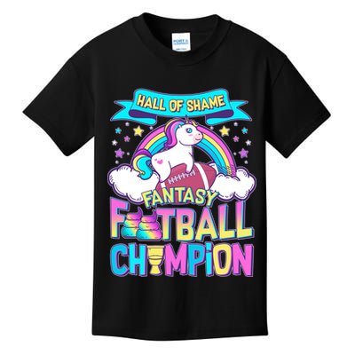 Hall of Shame Fantasy Football Chumpion Kids T-Shirt