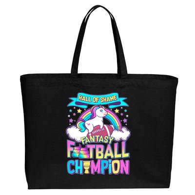 Hall of Shame Fantasy Football Chumpion Cotton Canvas Jumbo Tote