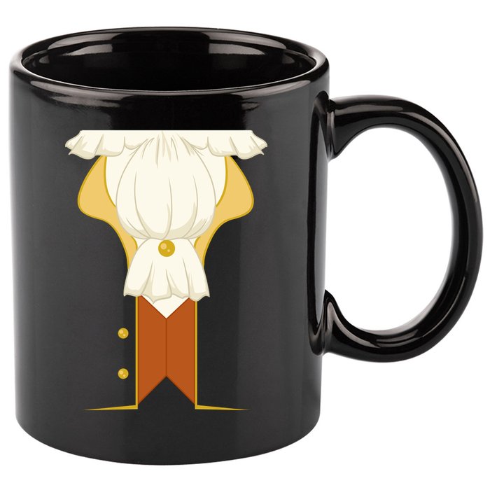 Halloween Aristocratic Rococo Jacket Costume 11oz C Handle Ceramic Mug