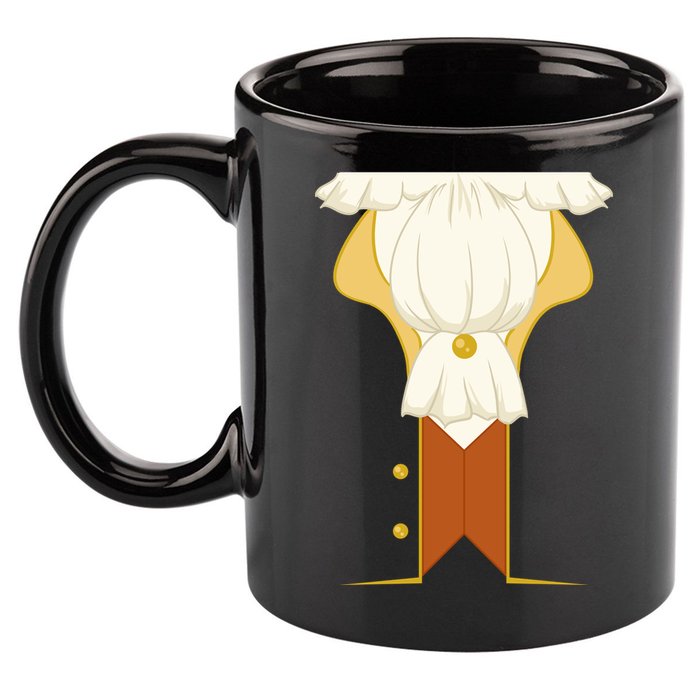 Halloween Aristocratic Rococo Jacket Costume 11oz C Handle Ceramic Mug