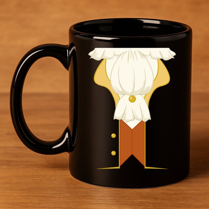 Halloween Aristocratic Rococo Jacket Costume 11oz C Handle Ceramic Mug