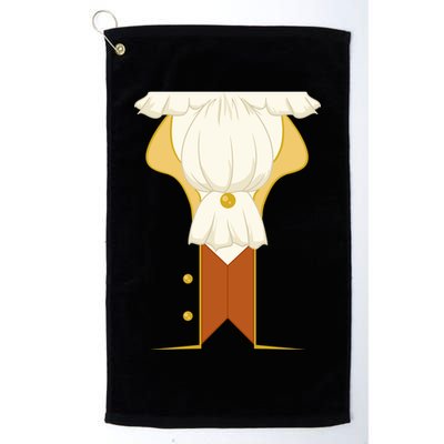 Halloween Aristocratic Rococo Jacket Costume Golf Towel