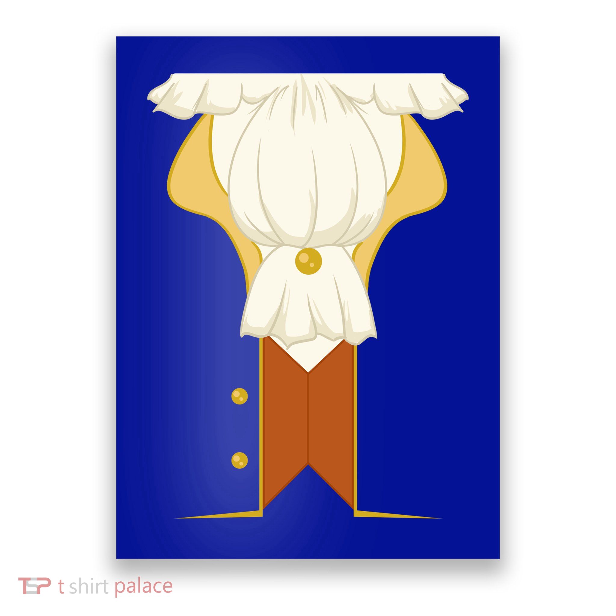 Halloween Aristocratic Rococo Jacket Costume Poster