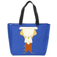 Halloween Aristocratic Rococo Jacket Costume Zip Tote Bag