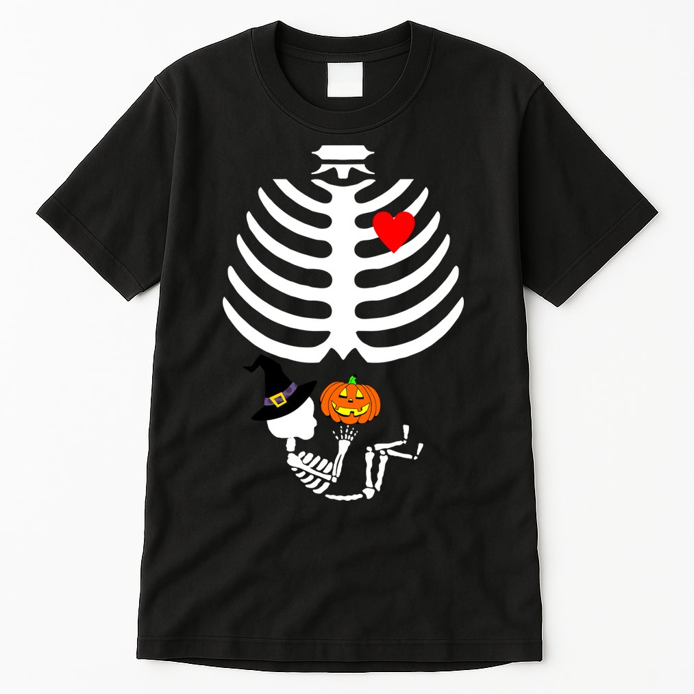 Halloween Baby Skeleton Pumpkin Tall T-Shirt