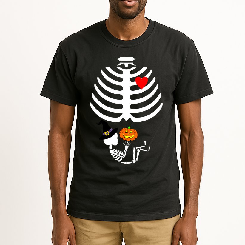 Halloween Baby Skeleton Pumpkin Tall T-Shirt