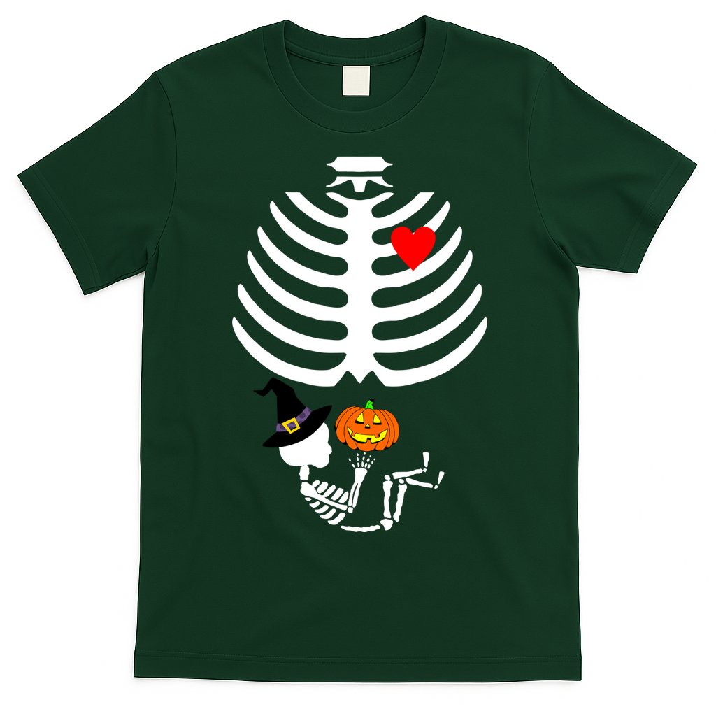Halloween Baby Skeleton Pumpkin T-Shirt
