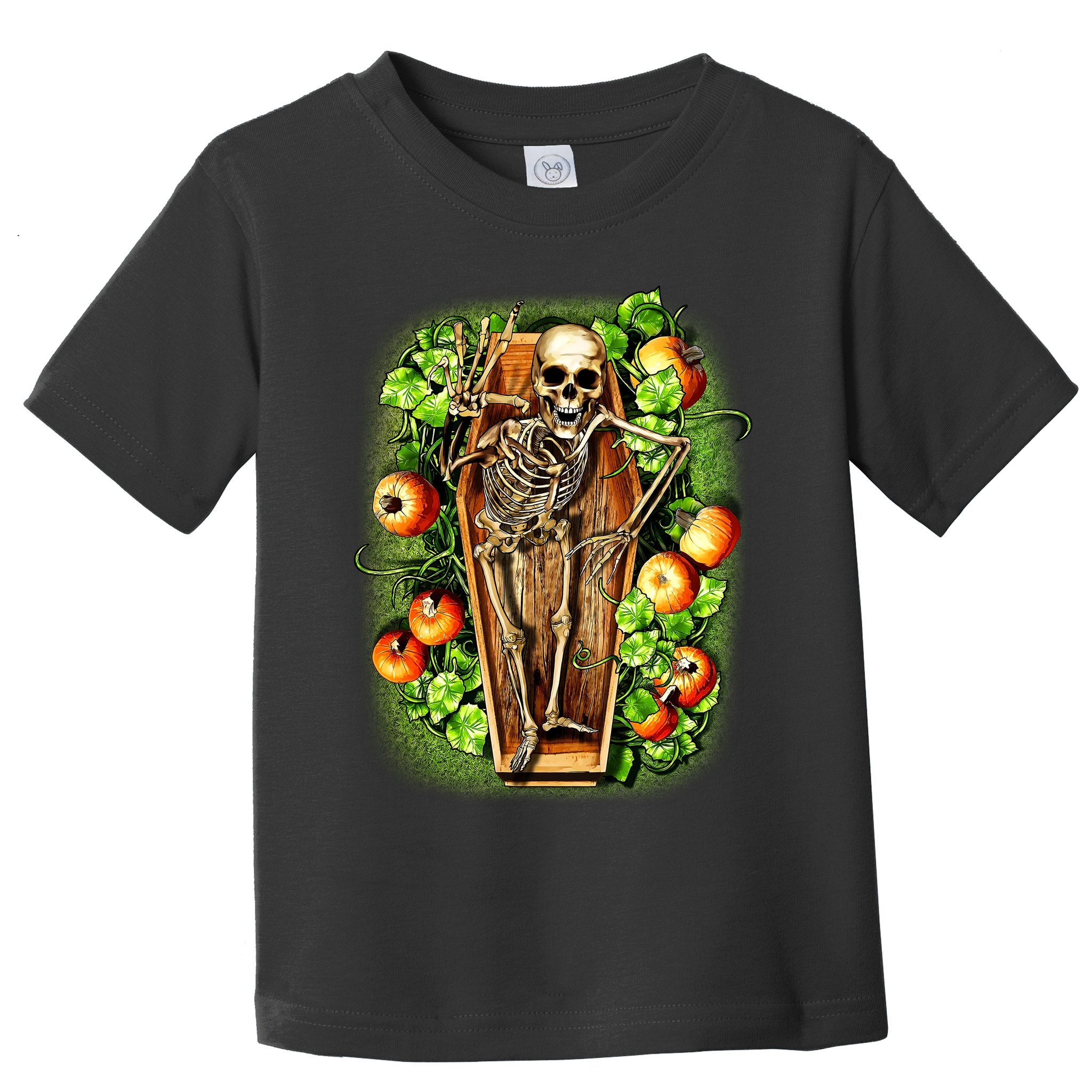 Halloween Casket Pumpkin Patch Toddler T-Shirt