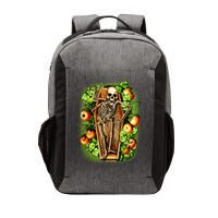 Halloween Casket Pumpkin Patch Vector Backpack