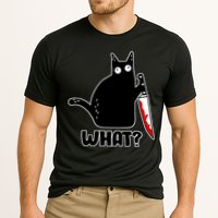 Halloween Cat what? Bloody Knife Cooling Performance Crew T-Shirt