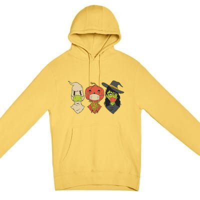 Halloween Creatures Pandemic Premium Pullover Hoodie