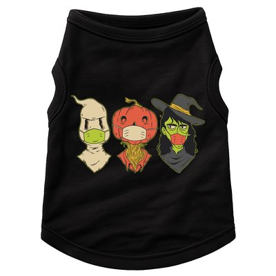 Halloween Creatures Pandemic Doggie Tank