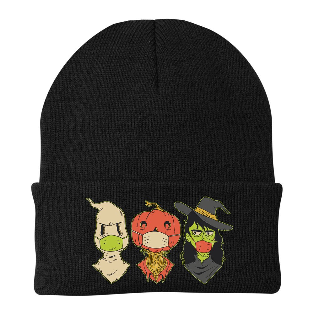 Halloween Creatures Pandemic Beanie
