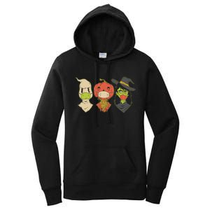 Halloween Creatures Pandemic Women's Pullover Hoodie