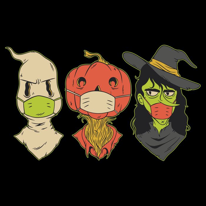 Halloween Creatures Pandemic Youth Performance Sprint T-Shirt