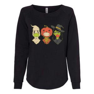 Halloween Creatures Pandemic Womens California Wash Sweatshirt