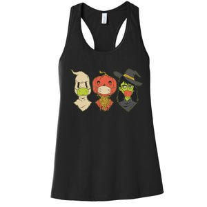 Halloween Creatures Pandemic Women's Racerback Tank