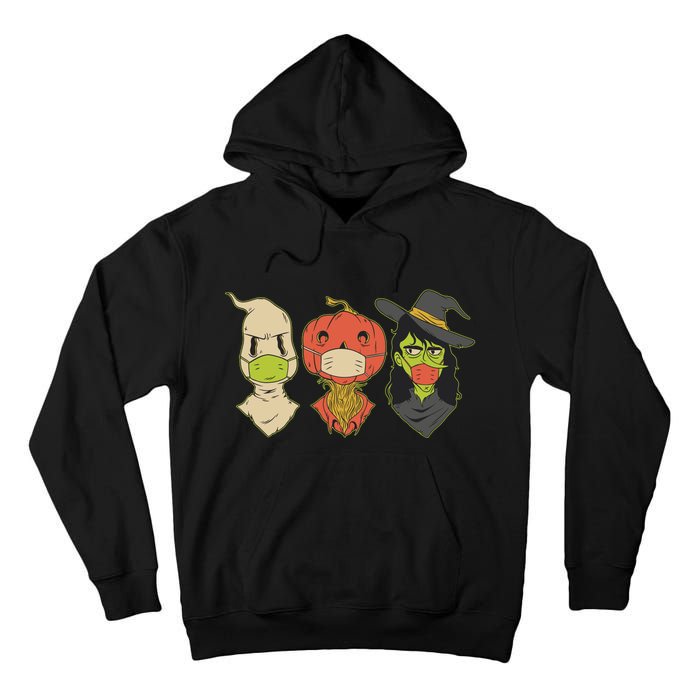 Halloween Creatures Pandemic Tall Hoodie