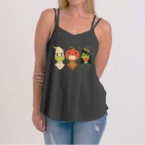 Halloween Creatures Pandemic Women's Strappy Tank