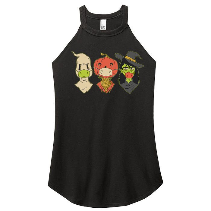 Halloween Creatures Pandemic Women's Perfect Tri Rocker Tank