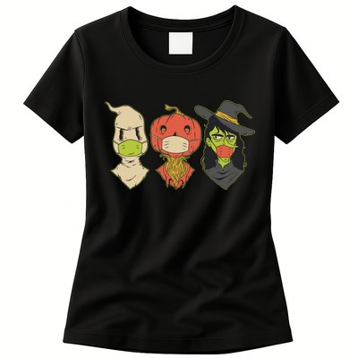 Halloween Creatures Pandemic Womens T-Shirt