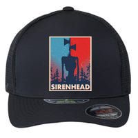 Halloween Creepy Sirenhead Vintage Flexfit Unipanel Trucker Cap