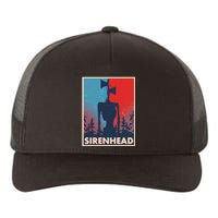 Halloween Creepy Sirenhead Vintage Yupoong Adult 5-Panel Trucker Hat