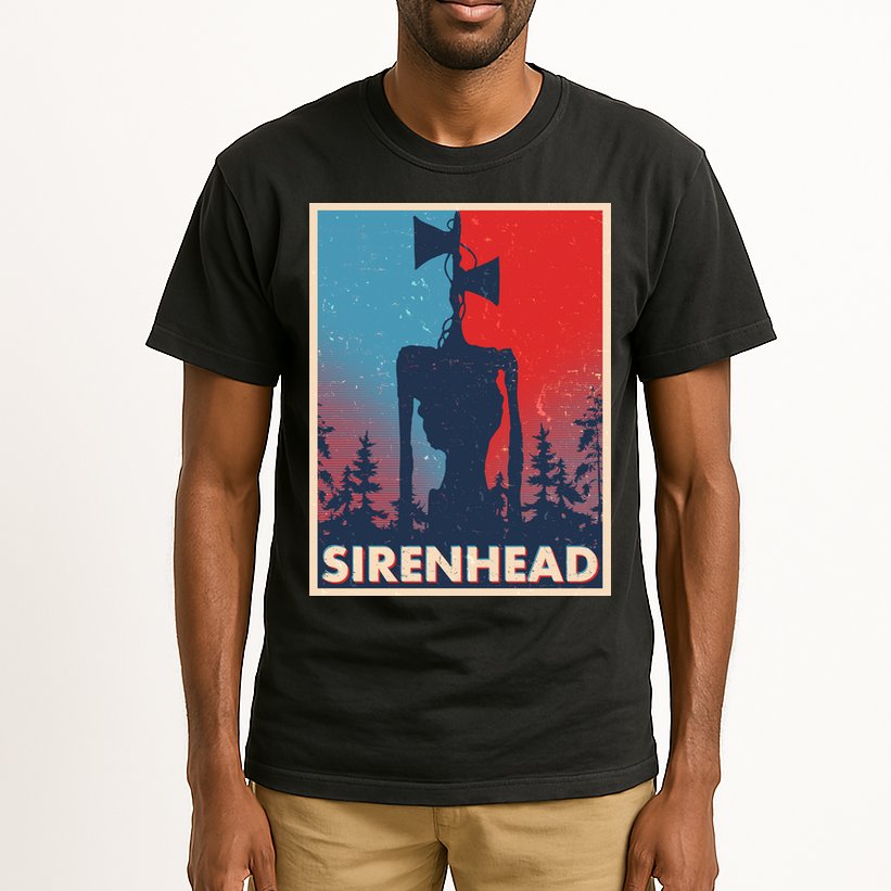 Halloween Creepy Sirenhead Vintage Tall T-Shirt
