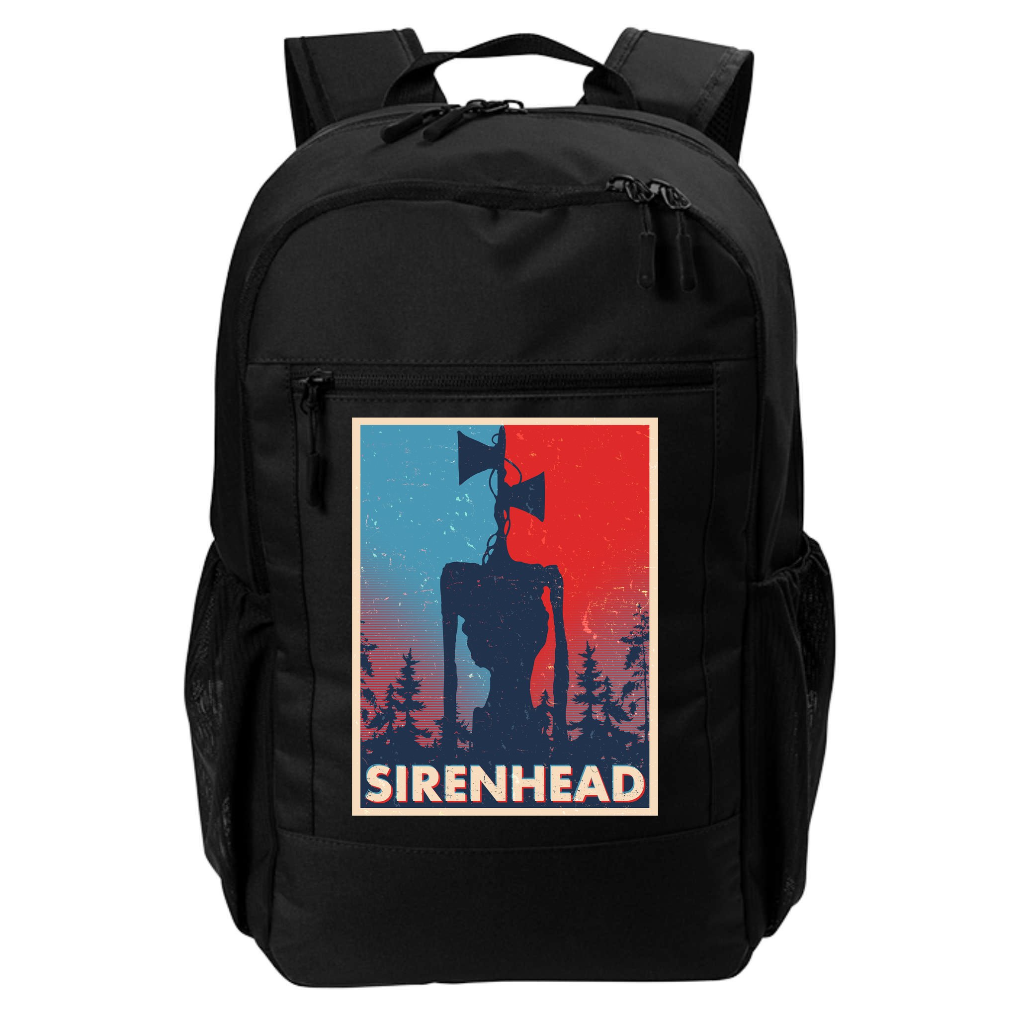 Halloween Creepy Sirenhead Vintage Backpack