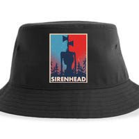 Halloween Creepy Sirenhead Vintage Sustainable Bucket Hat