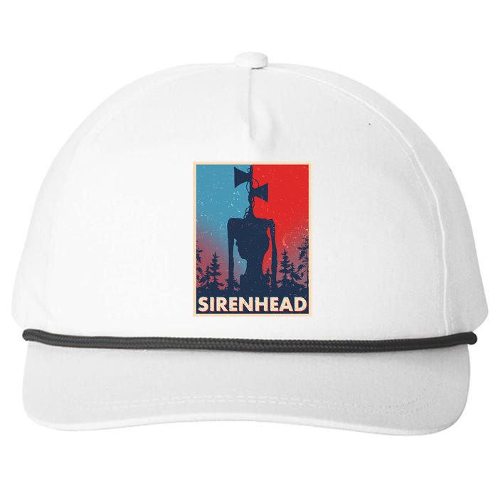 Halloween Creepy Sirenhead Vintage Snapback Five-Panel Rope Hat