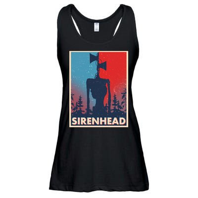 Halloween Creepy Sirenhead Vintage Ladies Essential Flowy Tank