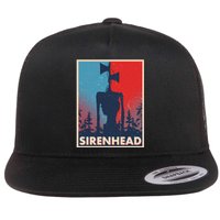 Halloween Creepy Sirenhead Vintage Flat Bill Trucker Hat