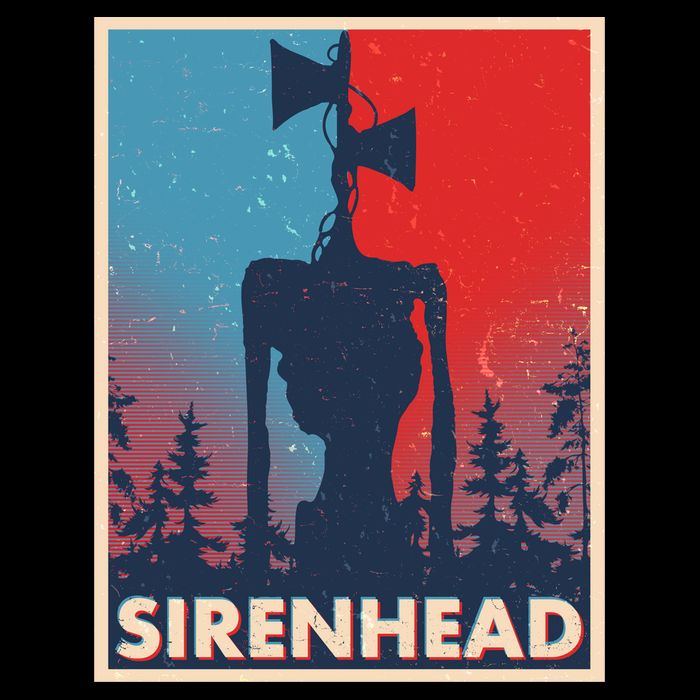 Halloween Creepy Sirenhead Vintage Flatbill Hat