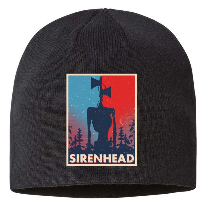 Halloween Creepy Sirenhead Vintage Sustainable Beanie