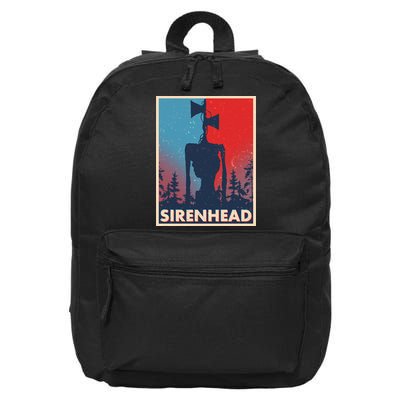 Halloween Creepy Sirenhead Vintage 16 in Basic Backpack